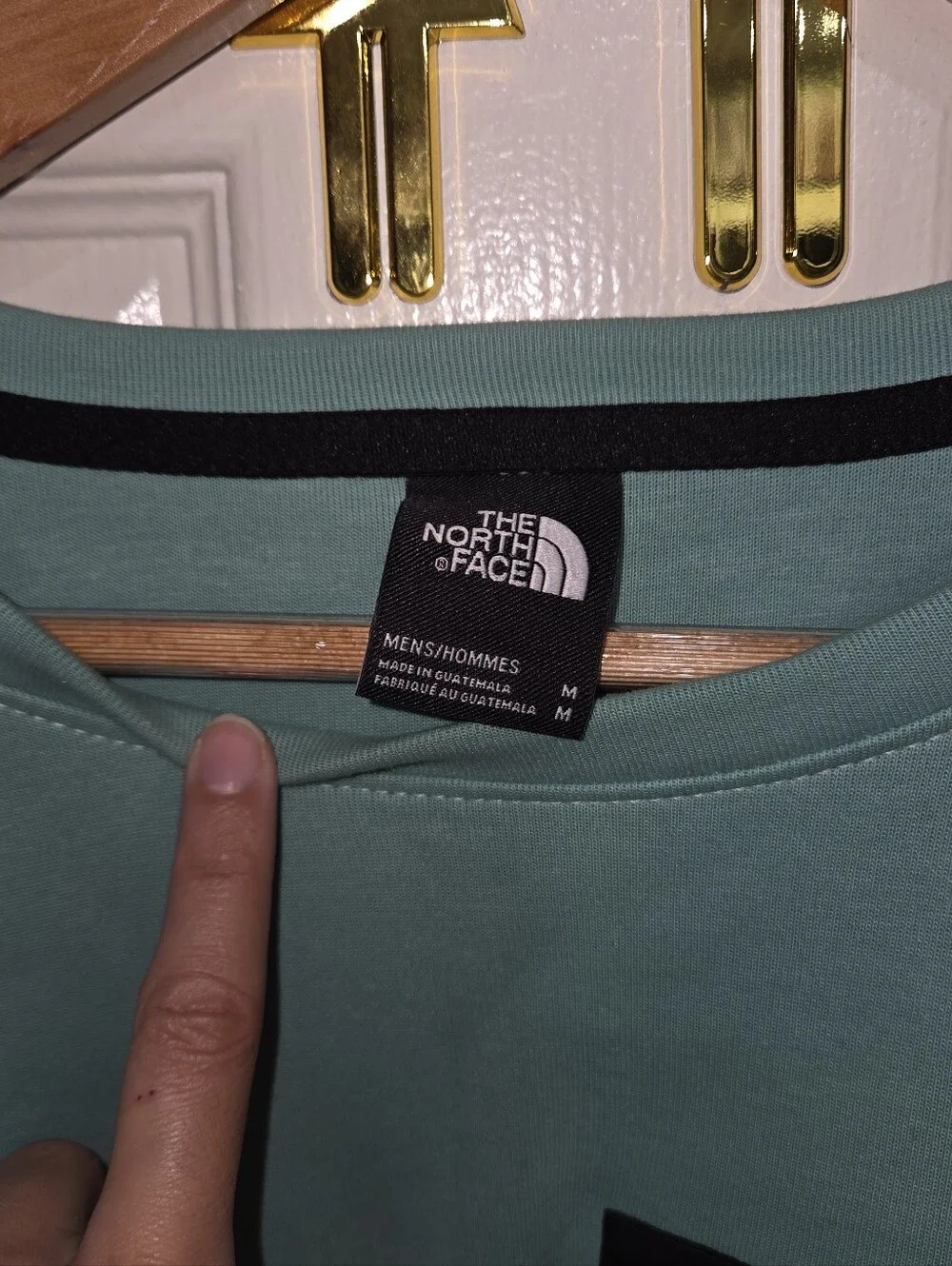 NWOT The North Face Mens TNF™ Tech Crew Neck Sweatshirt Wasabi & Black Medium